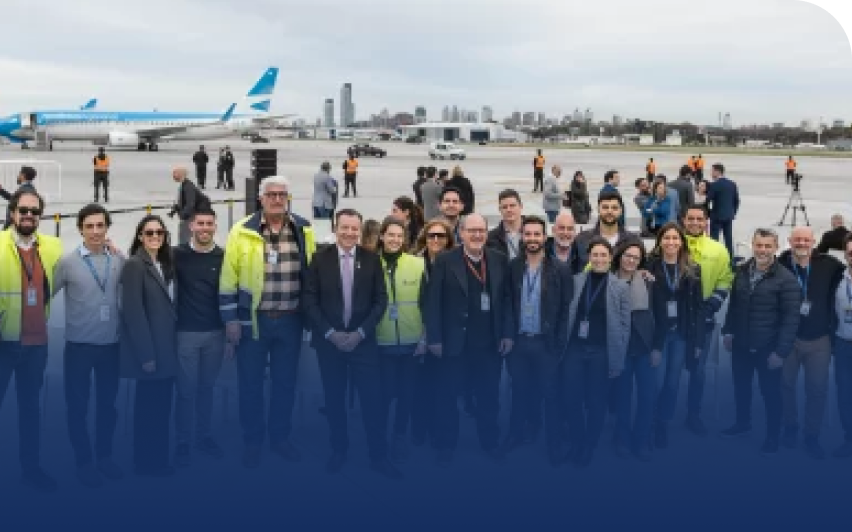 Inauguramos la nueva plataforma norte de Aeroparque