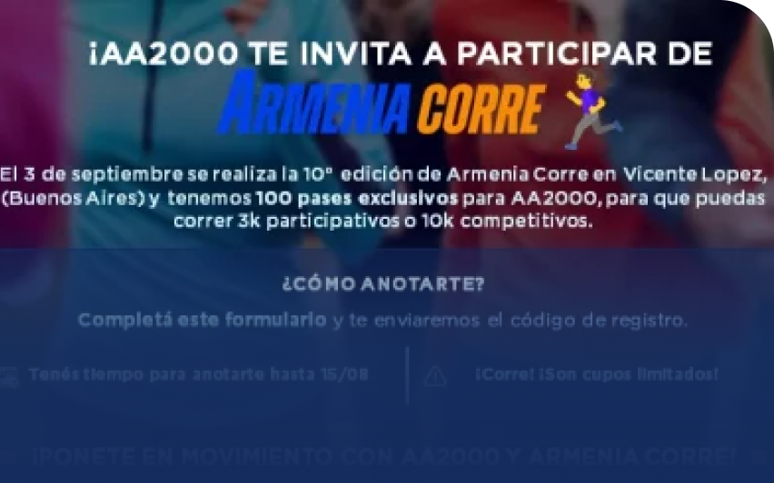 Nos sumamos a Armenia Corre